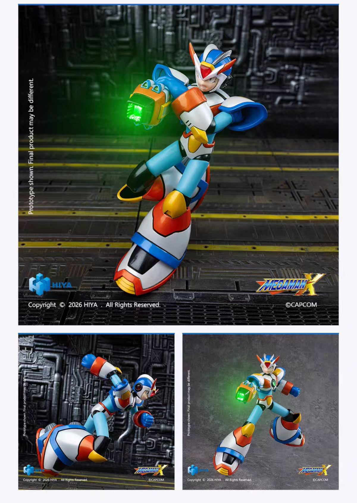 【Pre-Order】HIYA Toys 14.7CM Mega Man X X Armor 3 Action Figure