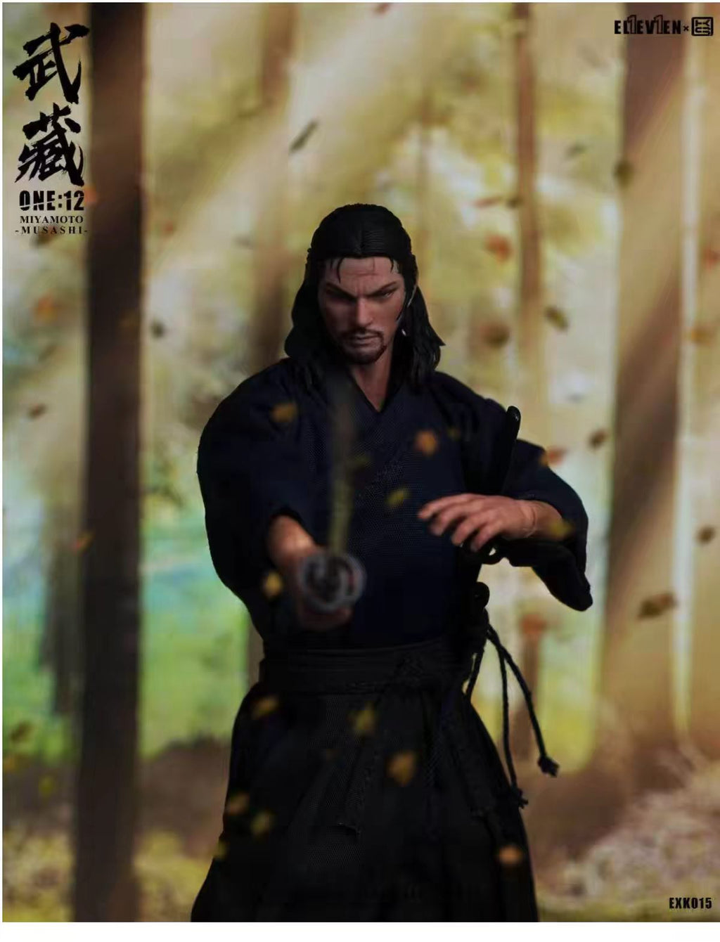 【Pre-Order】Eleven Miyamoto Musashi 1/12 Scale Articulated Figure