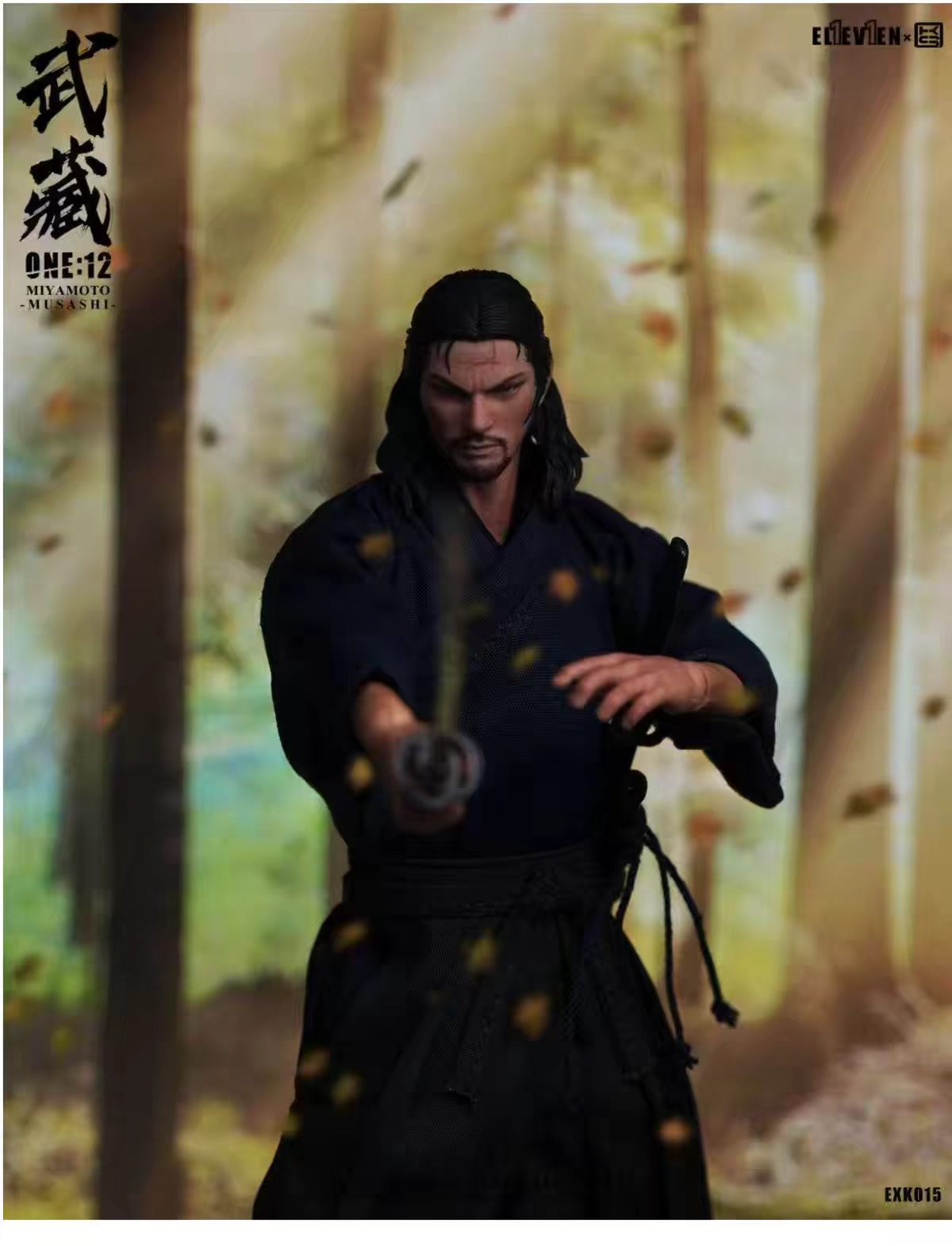 【Pre-Order】Eleven Miyamoto Musashi 1/12 Scale Articulated Figure