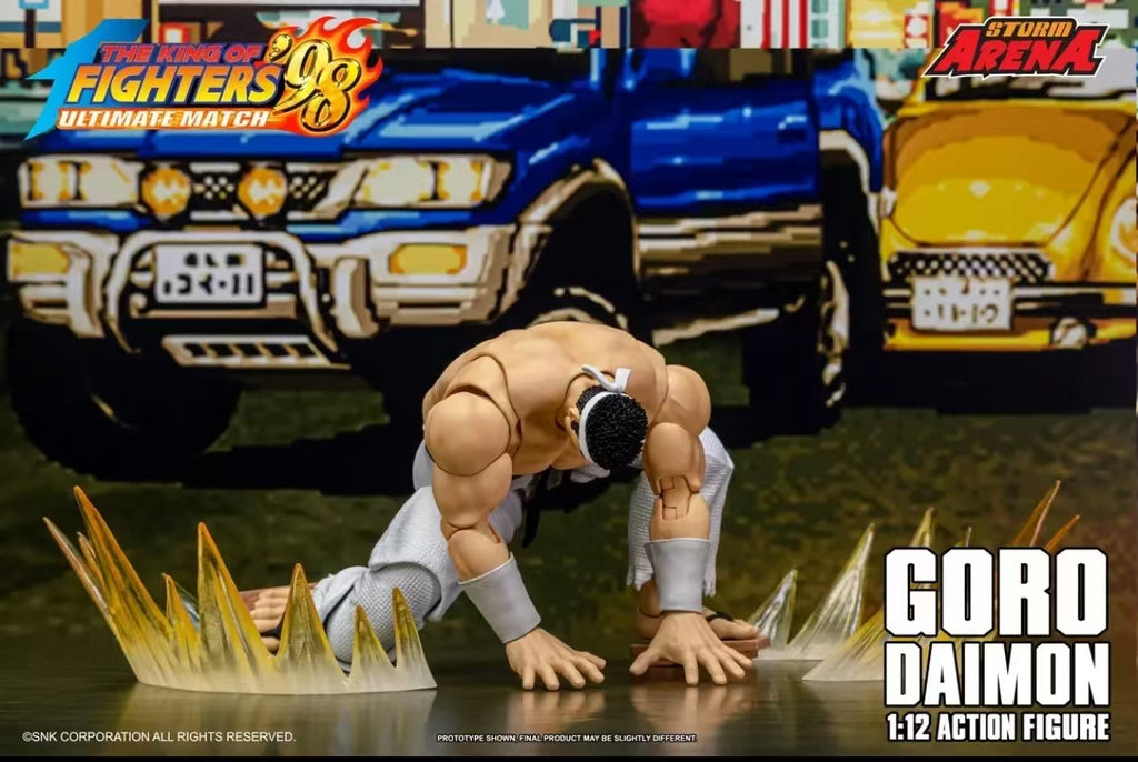 [In Stock] STORM 1/12 KOF '98 Ultimate Match Goro Daimon Figure, Action Figure