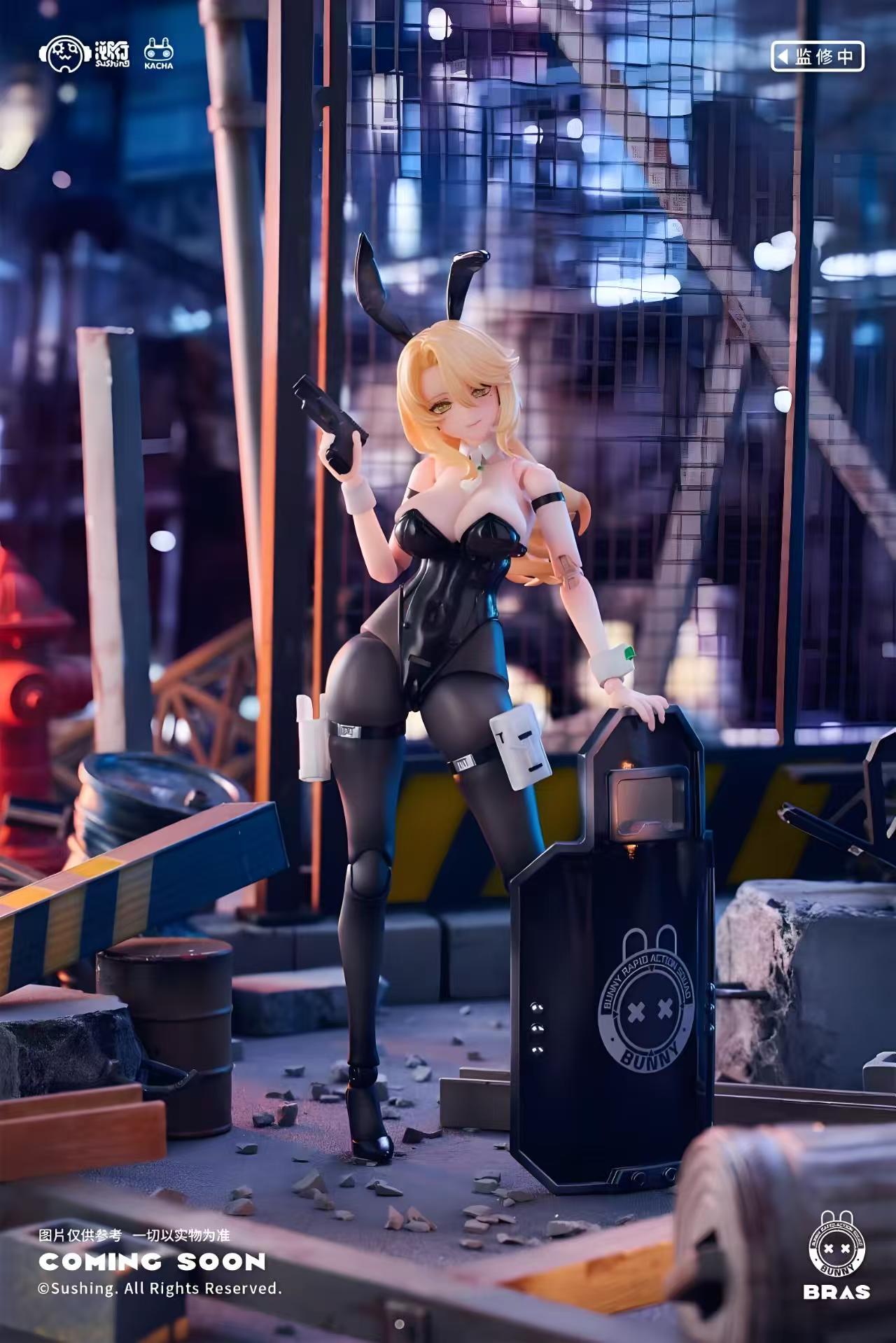 【  Pre sale 】 Hanging Rabbit Rapid Response Team Shield Hand Elena Finished Mobile Phone