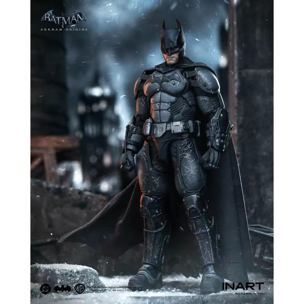 【Pre-Order】 INART Action 1/12 Batman: Arkham Origins Battle-Damaged Batman Figure