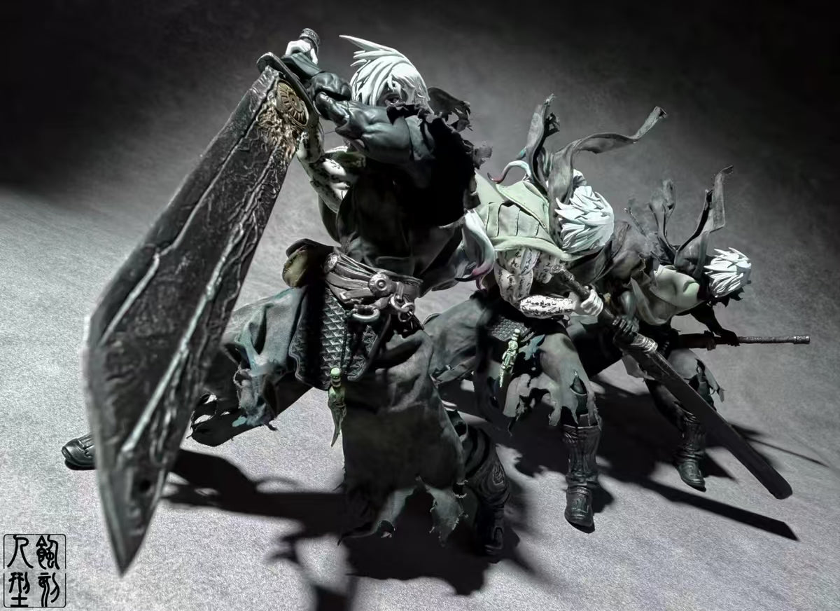 [In Stock] Etched 1/12 Scale Poison Witch Zhang Qing Calligraphy Version Articulated Figure