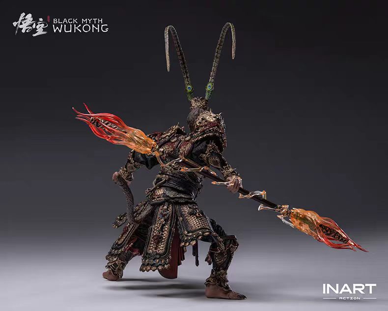 【Pre-Order】INART Action Black Myth: Wukong Great Sage Golden Armor Set 1/12 Scale Articulated Figure