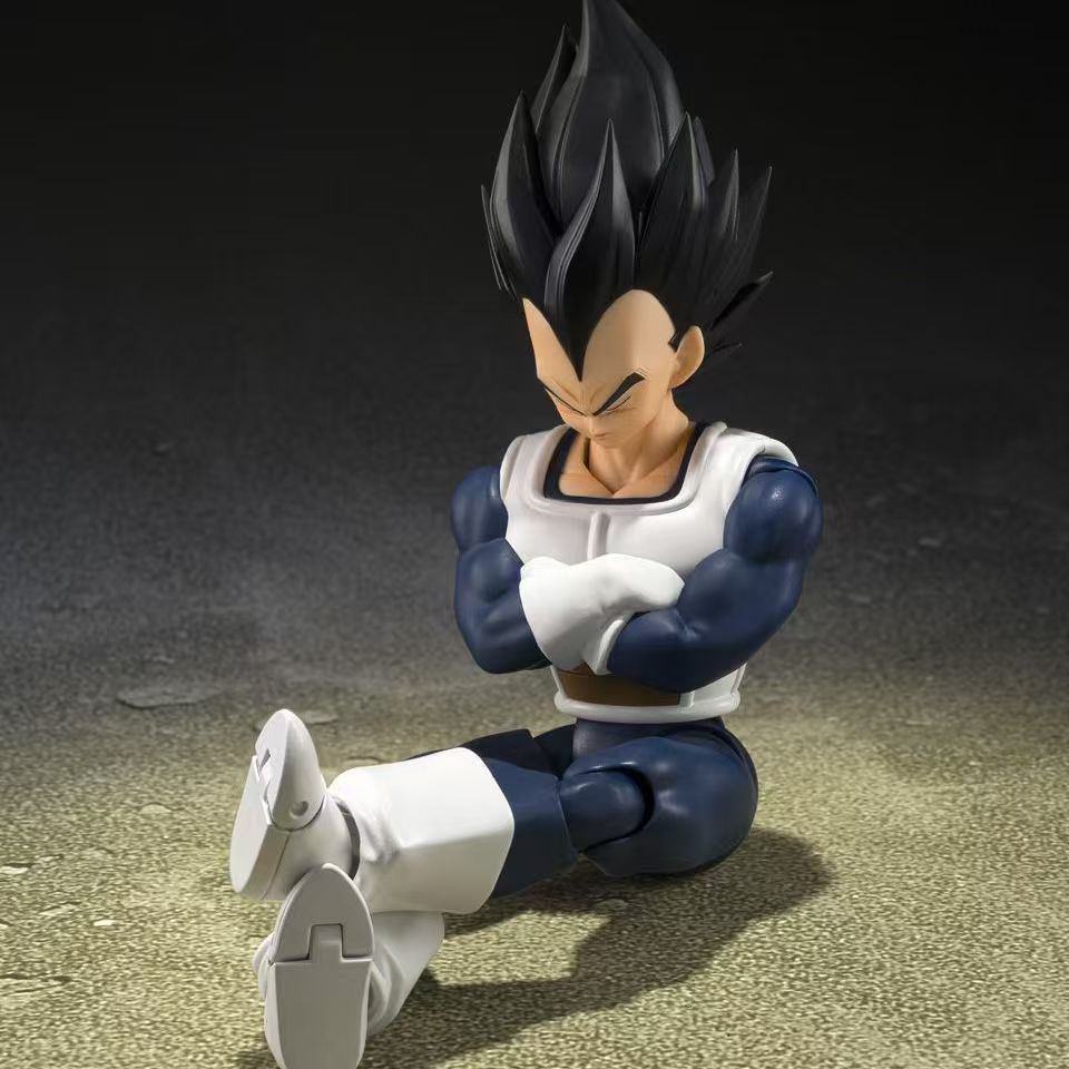 【In Stock】Bandai Tamashii Limited SHF Dragon Ball Vegeta Old Battle Suit Articulated