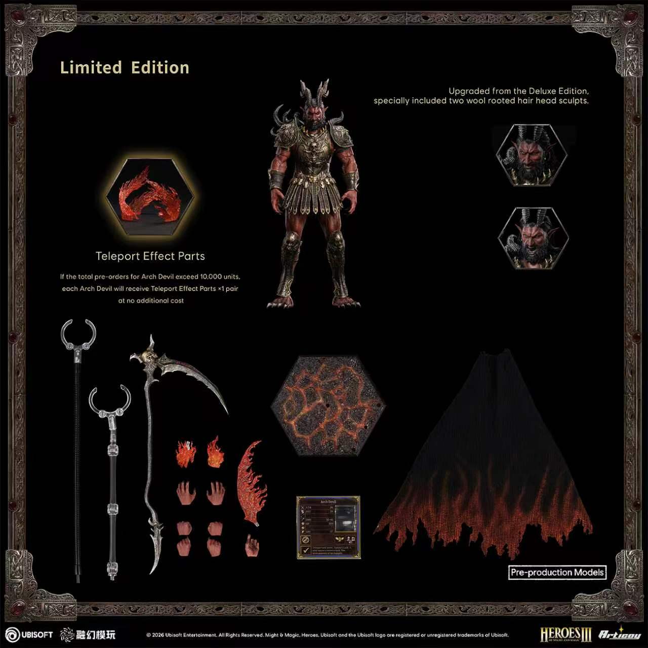【Pre-Order】Fusion Model Toys 1/12 Scale Classic Game Heroes of Might and Magic III Arch Devil