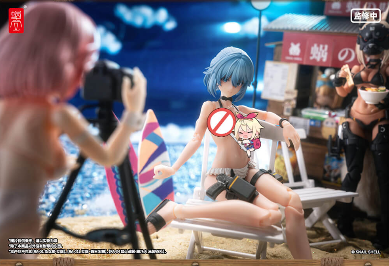 【Pre-Order】Snail Shell RA-02S and Sound · Summer Special Service 1/12 painted finished product movable figurine