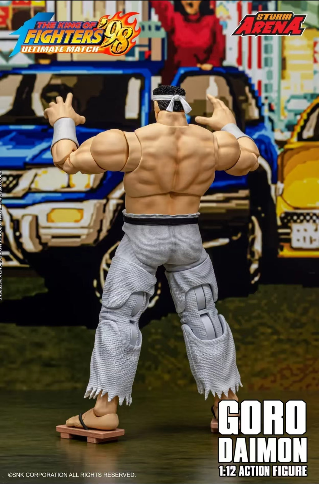 [In Stock] STORM 1/12 KOF '98 Ultimate Match Goro Daimon Figure, Action Figure