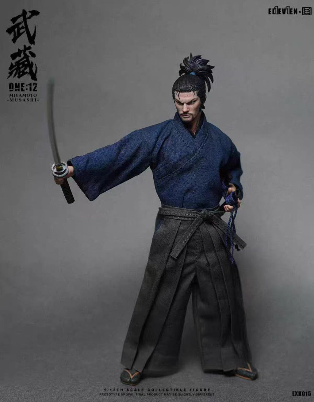 【Pre-Order】Eleven Miyamoto Musashi 1/12 Scale Articulated Figure
