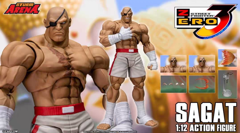 【In Stock】Storm Arena 1/12 STREET FlGHTER ZERO 3 Sagat Collectibles2025wf Exclusive Model