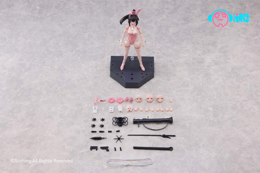 【In stock】SuShing "Rabbit Rapid Response Squad" — "Assaulter: Akizuki LUNA (Variant Color)" Scale: 1/12