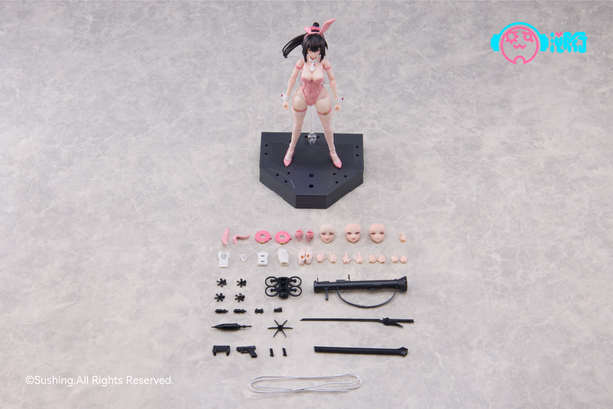 【In stock】SuShing "Rabbit Rapid Response Squad" — "Assaulter: Akizuki LUNA (Variant Color)" Scale: 1/12