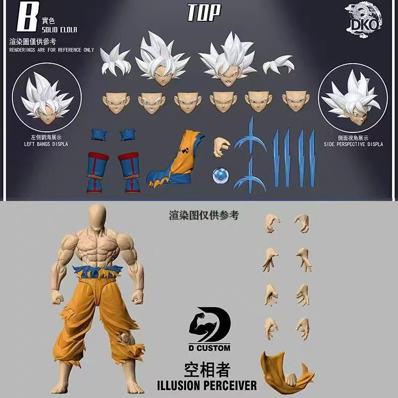 【Pre-Order】 DKO Super Instinct Head Sculpting Accessory Pack + Empty Phase Overall Figure