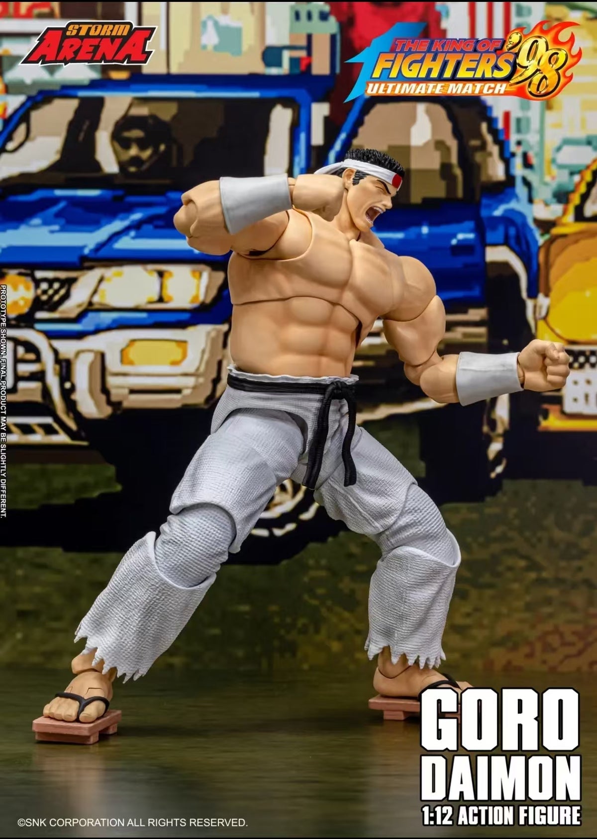 [In Stock] STORM 1/12 KOF '98 Ultimate Match Goro Daimon Figure, Action Figure