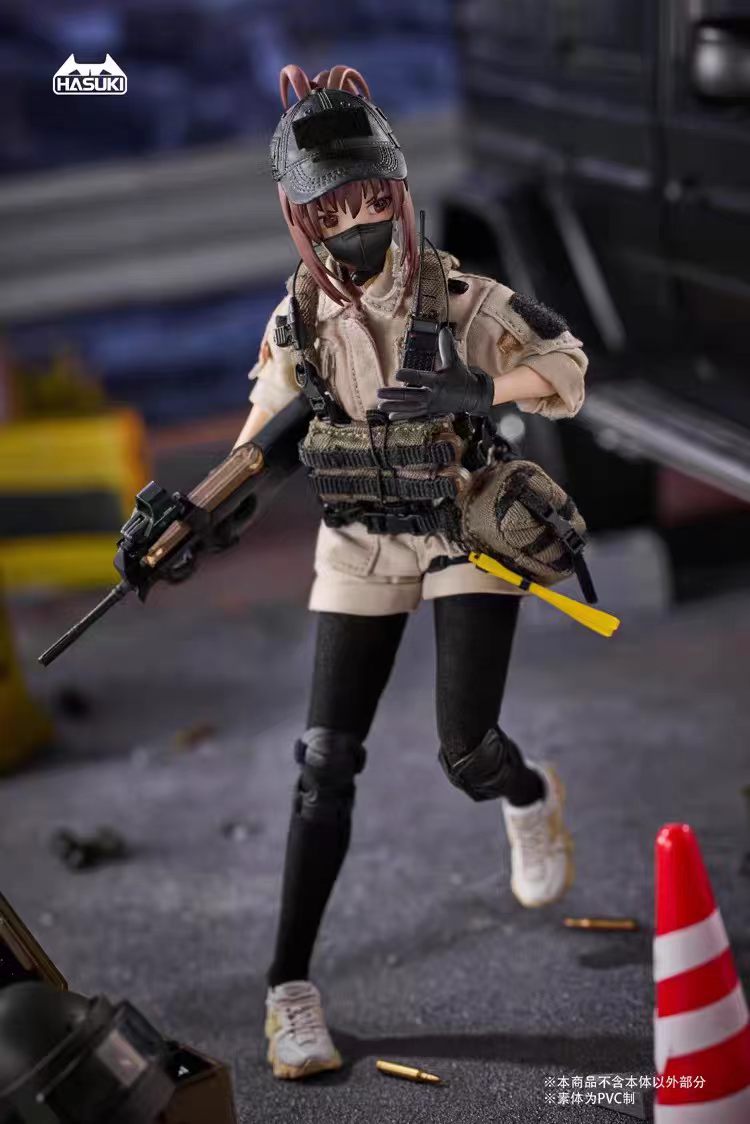 [In Stock] HASUKI 1/12 PA006 Guardian Armed Gunner Reizei Hiseo Articulated Figure