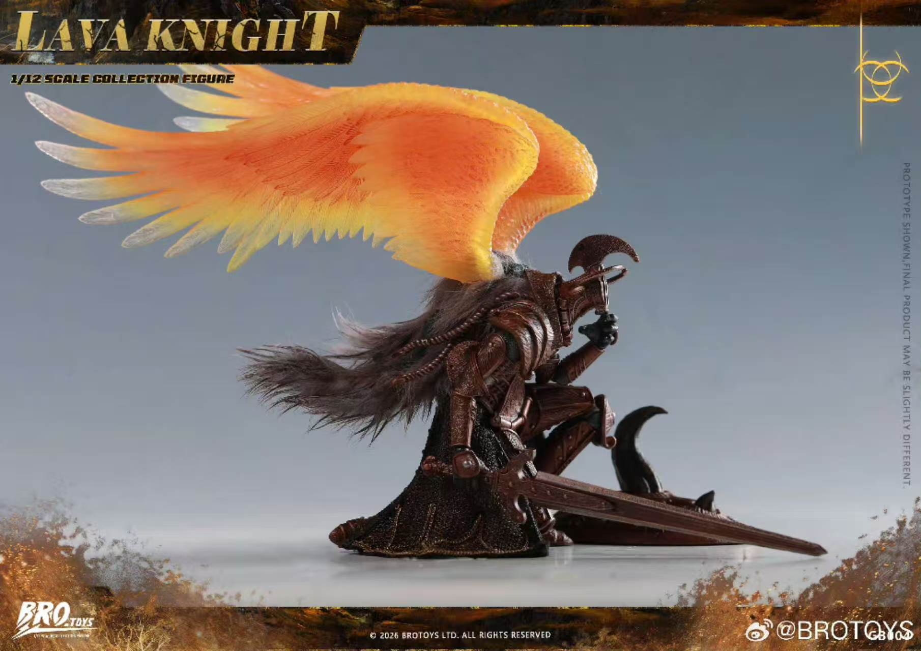 【Pre Order】 BROTOYS Lava Knight 1/12 Mobile Doll
