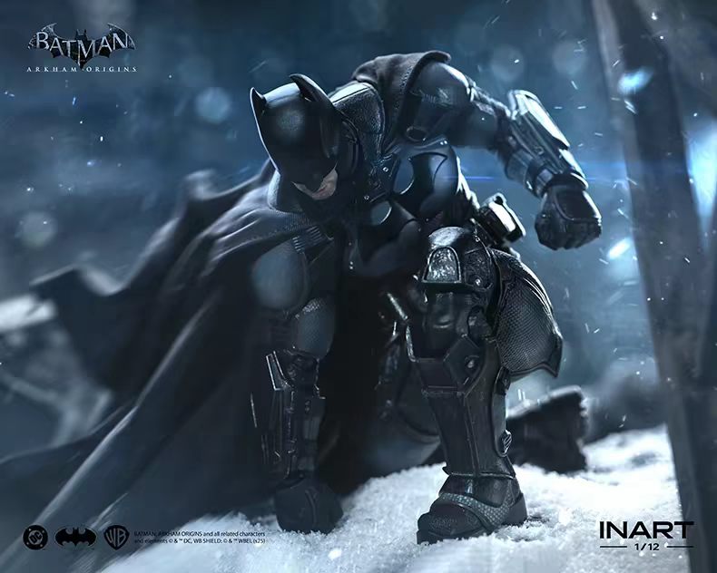 [In Stock] INART Batman: Arkham Origins Batman 1/12 Scale Action Figure&nbsp;