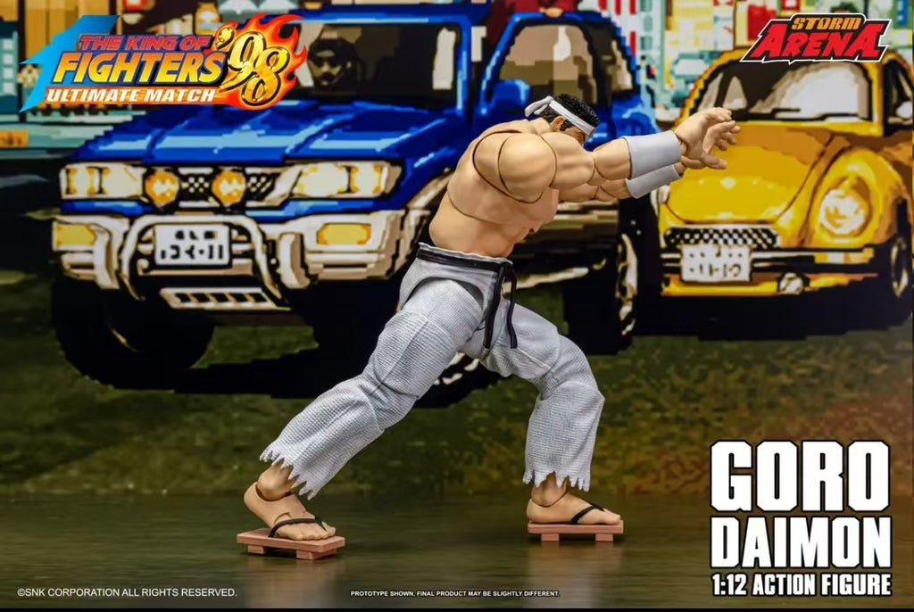 [In Stock] STORM 1/12 KOF '98 Ultimate Match Goro Daimon Figure, Action Figure