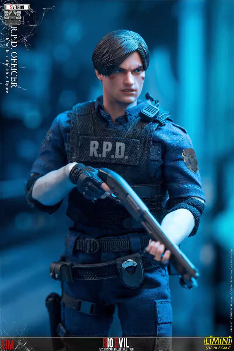 【Pre-Order】LiMiNi 1/12 RPD Officer Leon from Resident Evil Deluxe Edition Articulated Figure