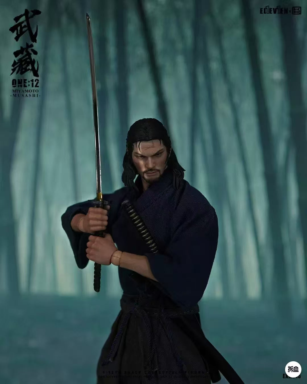 【Pre-Order】Eleven Miyamoto Musashi 1/12 Scale Articulated Figure