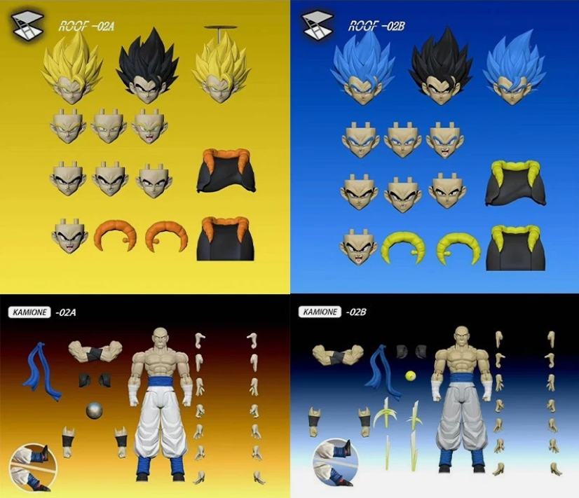 【Instock items】TONSENARTTOYS Kamione -02A/02B Muay Thai Rightes Gogeta 1/12 Action Figure IN STOCK