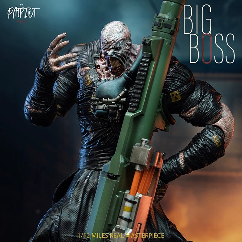 【In Stock】Patriot Studio Biohazard Chaser/BIG BOSS Action Figure