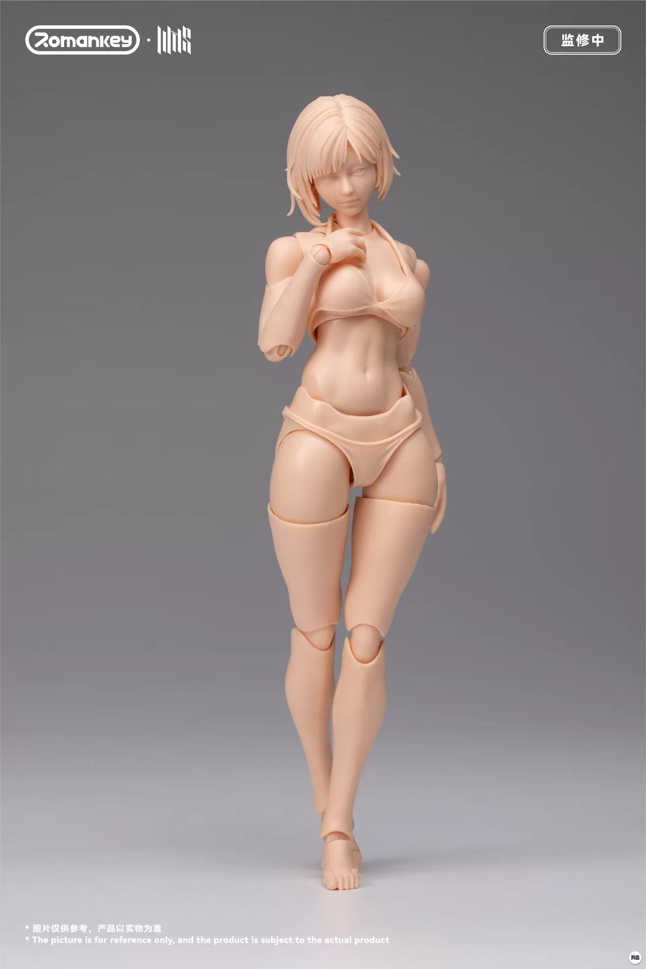 【Pre-Order】Romankey UMS004 1/12 Super Articulated Female Body Mia (Unpainted)