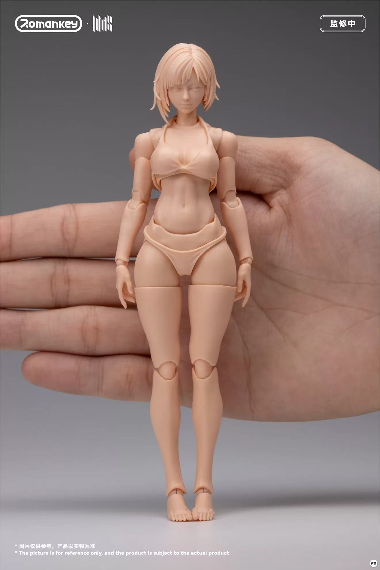 【Pre-Order】Romankey UMS004 1/12 Super Articulated Female Body Mia (Unpainted)