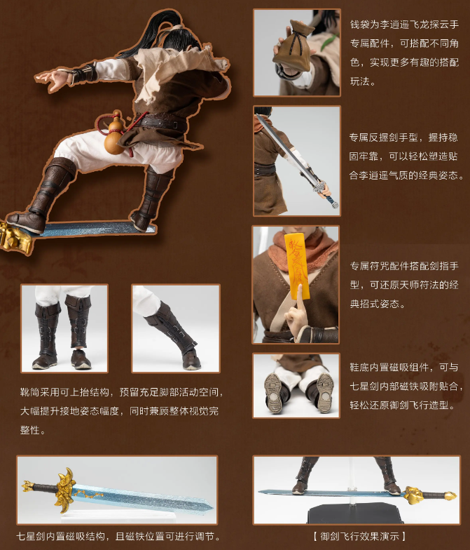 【Pre-Order】NOTTAA-XTREME Chinese Paladin Li Xiaoyao 1/12 Scale Articulated Figure DLC