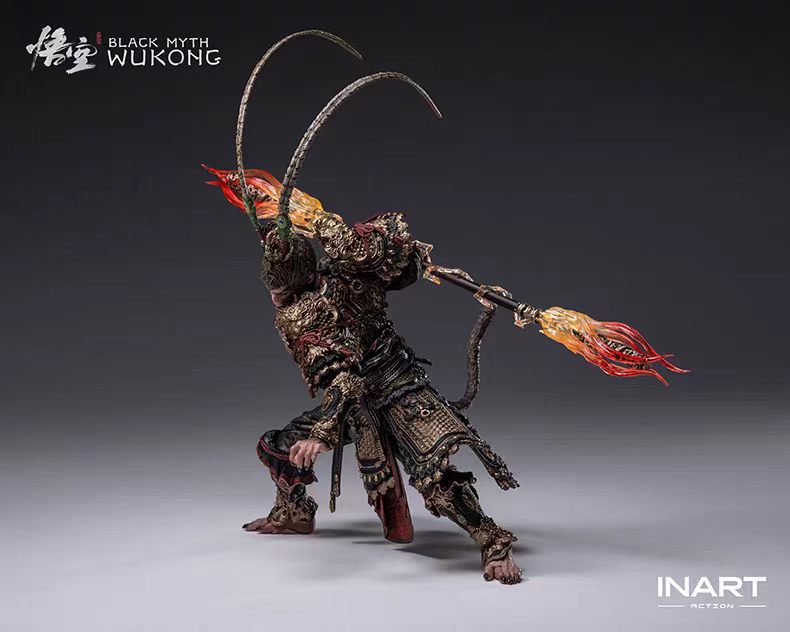 【Pre-Order】INART Action Black Myth: Wukong Great Sage Golden Armor Set 1/12 Scale Articulated Figure