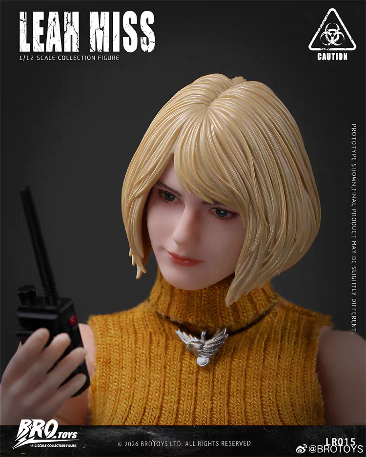【Pre-order】&nbsp;BROTOYS LR015 Resident Evil Ms. Leia (1/12 scale) Action Figure