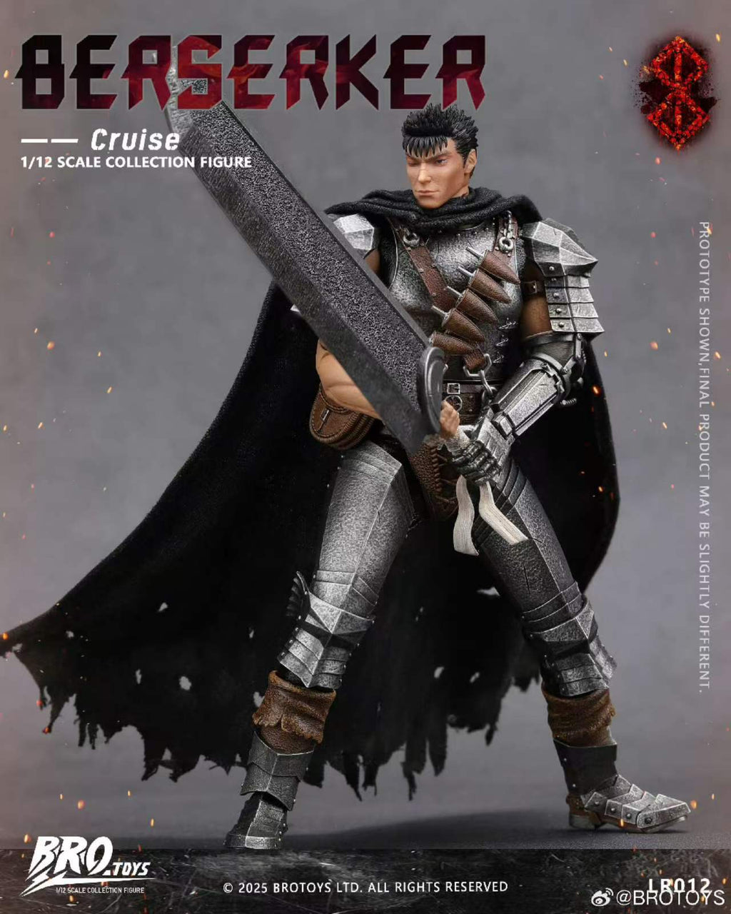 【Pre-Order】BROTOYS 1/12  Berserker - Cruise 1/12 Action Figure