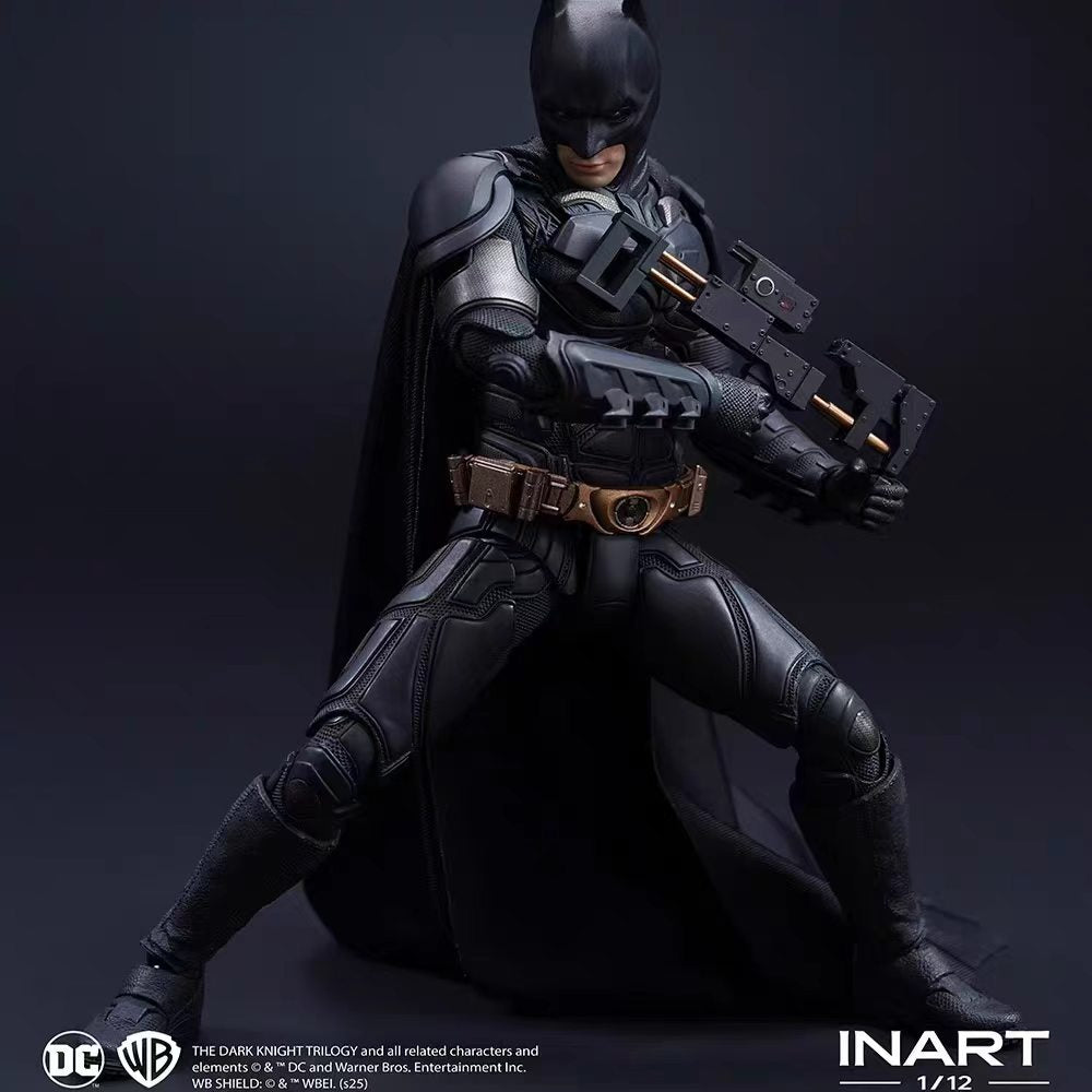 【In Stock】INART Batman: The Dark Knight Rises - Bale Batman 1/12 Scale Action Figure Deluxe Edition