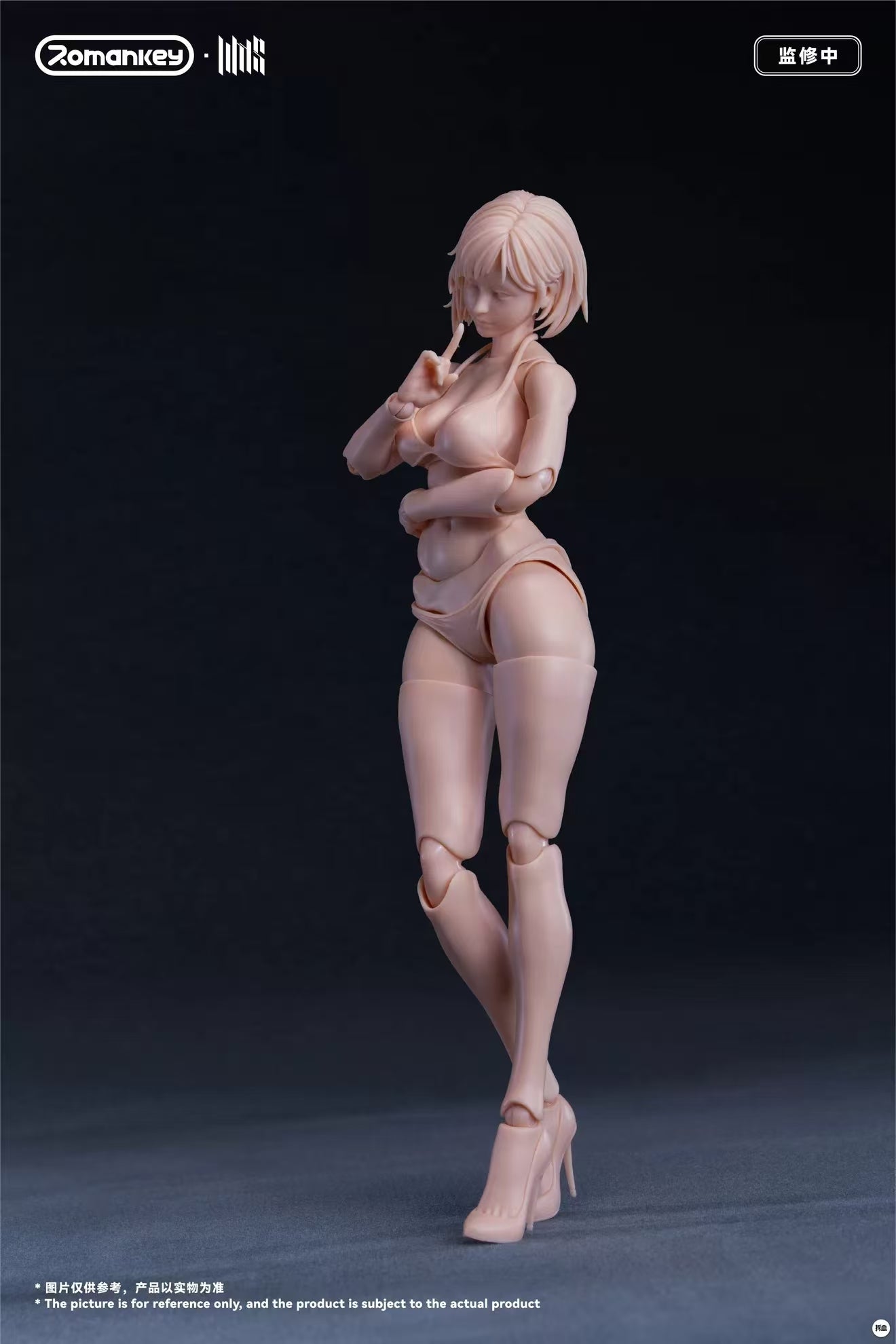 【Pre-Order】Romankey UMS004 1/12 Super Articulated Female Body Mia (Unpainted)