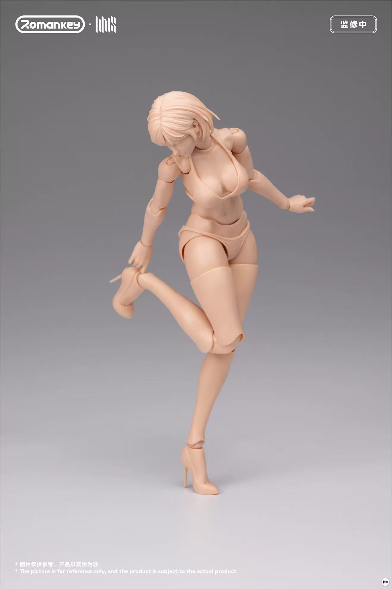 【Pre-Order】Romankey UMS004 1/12 Super Articulated Female Body Mia (Unpainted)