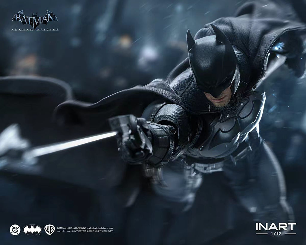 [In Stock] INART Batman: Arkham Origins Batman 1/12 Scale Action Figure&nbsp;