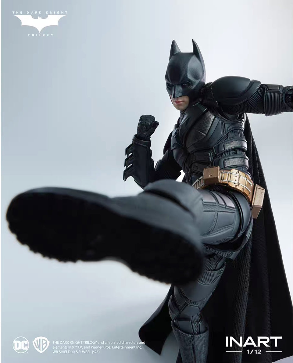 【In Stock】INART Batman: The Dark Knight Rises - Bale Batman 1/12 Scale Action Figure Deluxe Edition