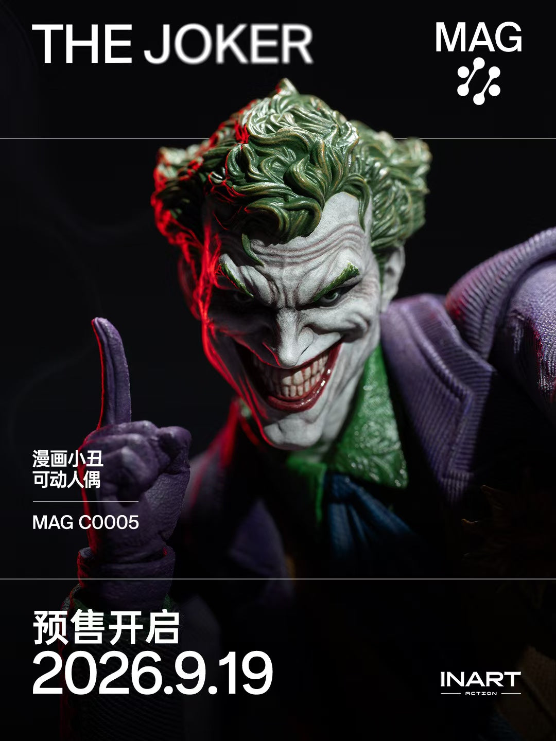 [Pre-Order] INART Comic-Style Joker Action Figure