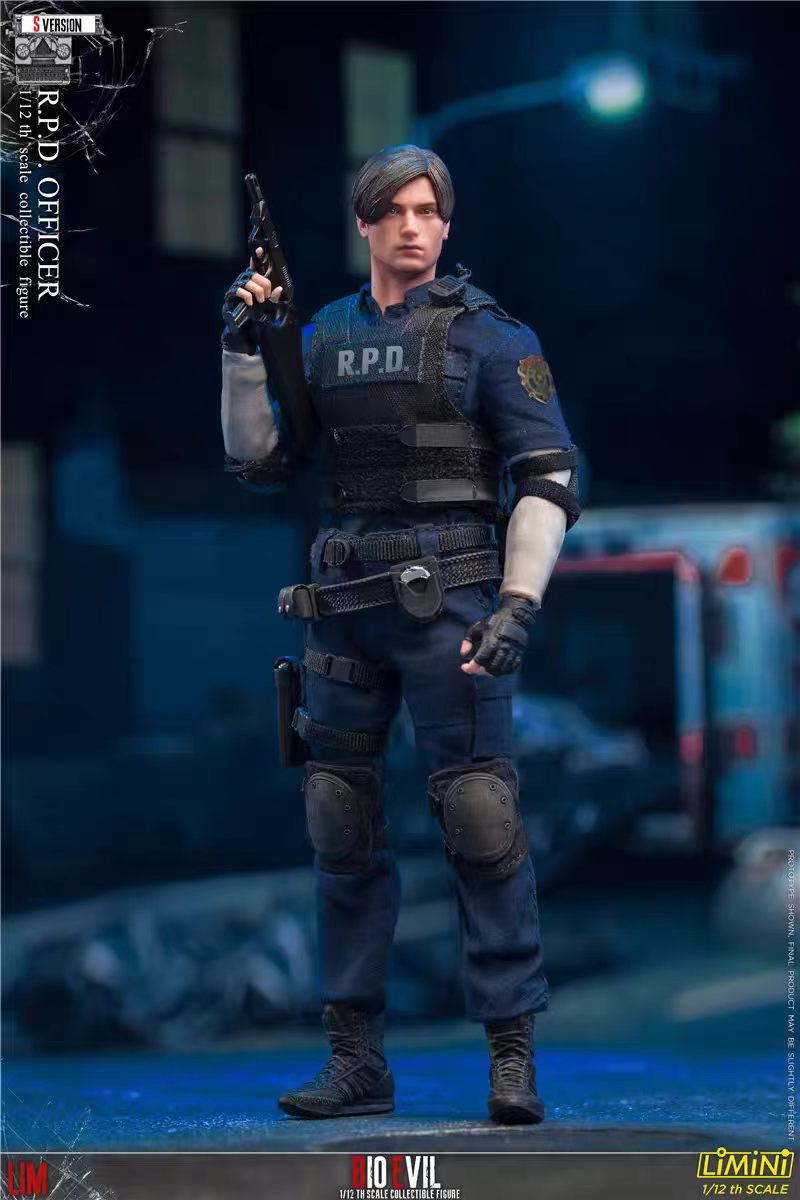 【Pre-Order】LiMiNi 1/12 RPD Officer Leon from Resident Evil Deluxe Edition Articulated Figure
