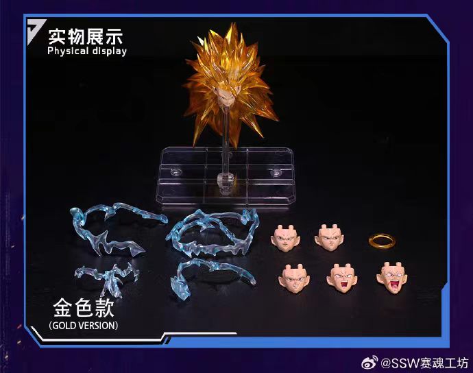 【Pre-Order】Ssw Super Three-Headed Articulated Figure Accessory Pack