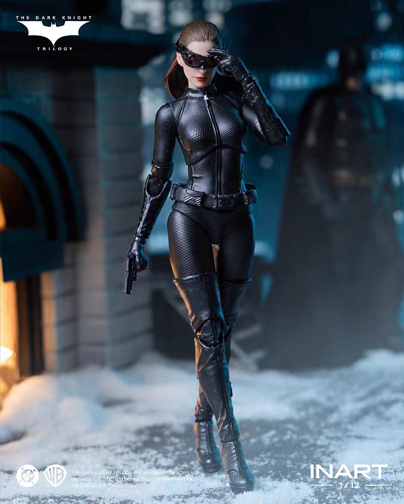 【In Stock】INART Original 1/12 Batman: The Dark Knight Trilogy Catwoman Selena Kyle Anime Action Figure