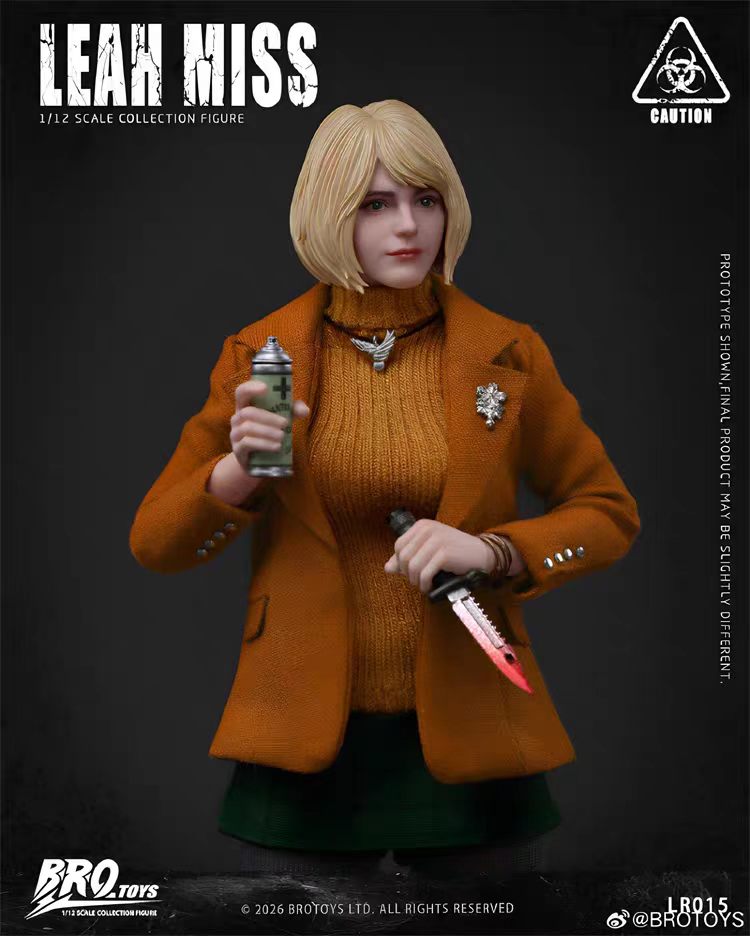 【Pre-order】&nbsp;BROTOYS LR015 Resident Evil Ms. Leia (1/12 scale) Action Figure