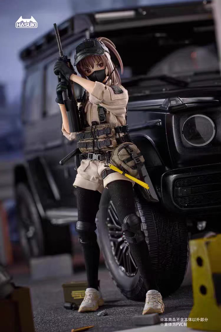 [In Stock] HASUKI 1/12 PA006 Guardian Armed Gunner Reizei Hiseo Articulated Figure