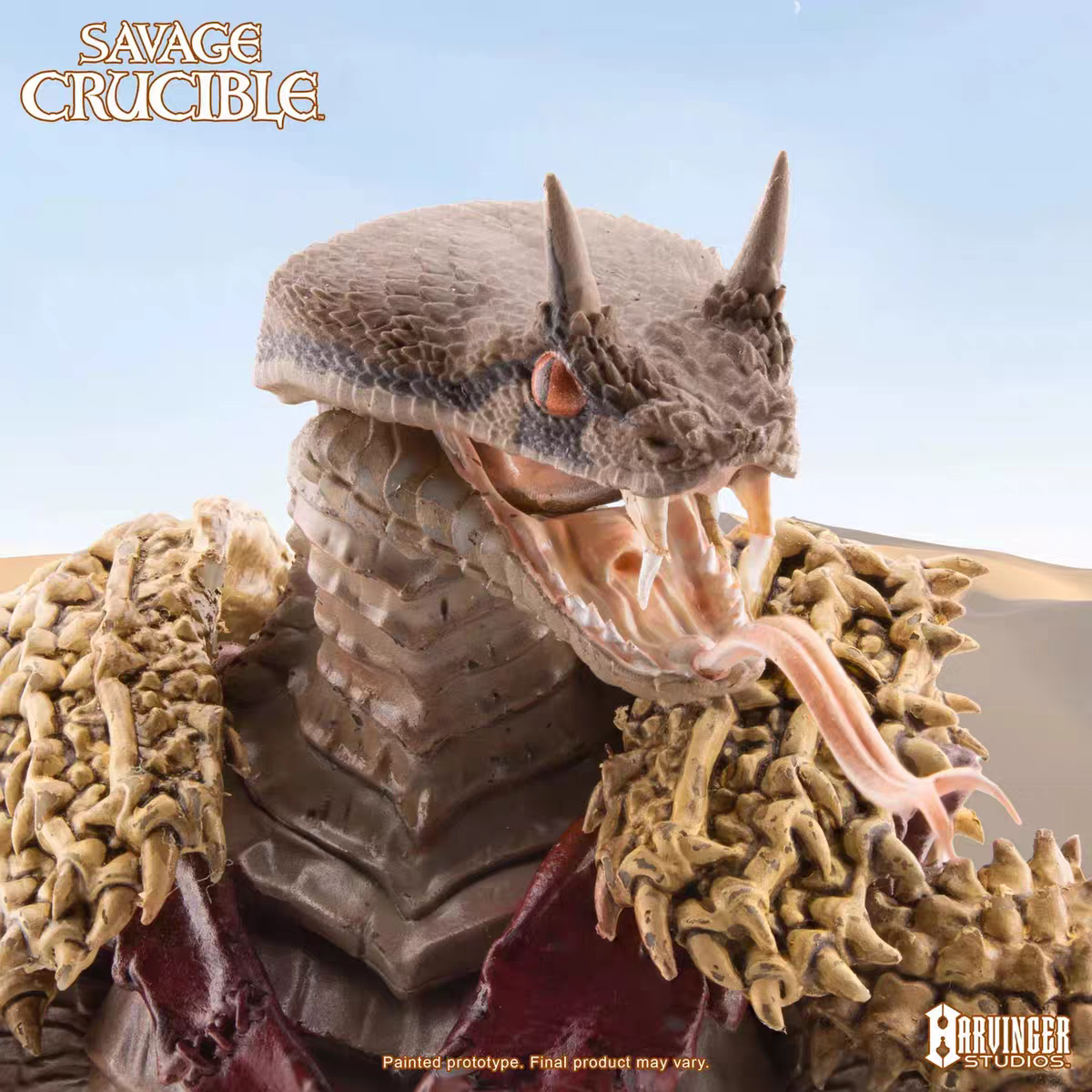 【Pre-Order】Harvinger Studios Savage Forge 4-Wave Khan Snake Man 7-inch Articulated Figure