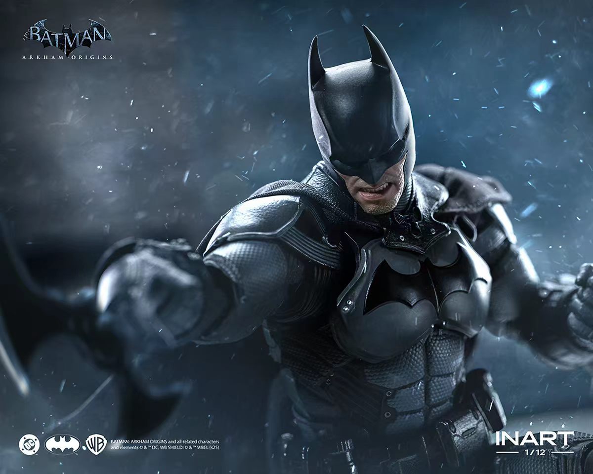 [In Stock] INART Batman: Arkham Origins Batman 1/12 Scale Action Figure&nbsp;