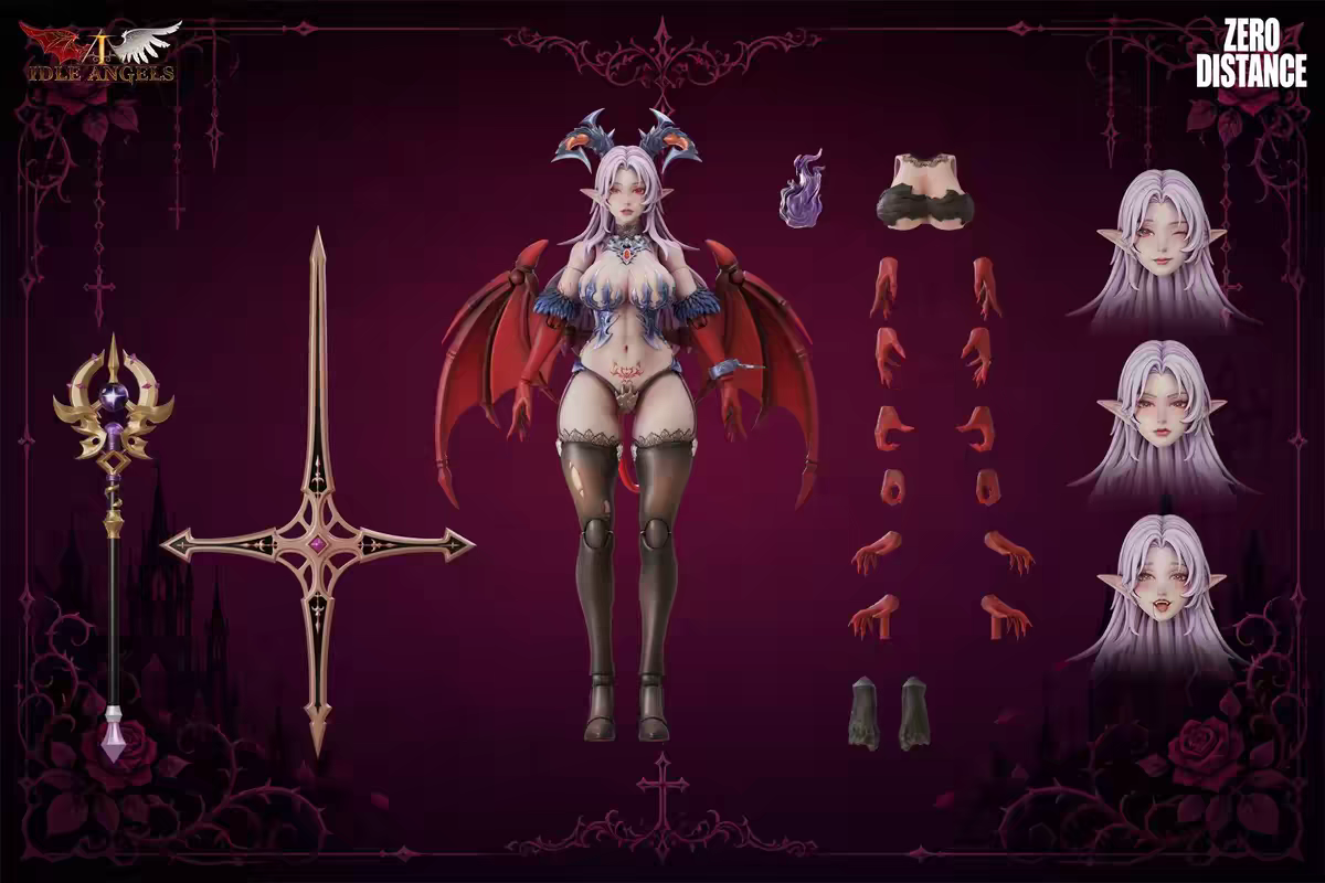 【Pre-Order】Zero-Distance Studio (Lingju Studio) – Idle Angels: Fallen Angel Lucifer 1/12 Scale Articulated Figure