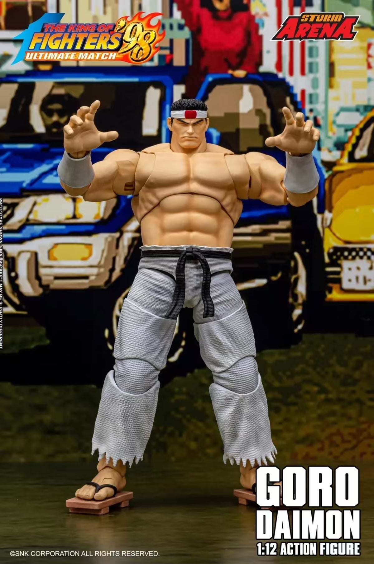 [In Stock] STORM 1/12 KOF '98 Ultimate Match Goro Daimon Figure, Action Figure