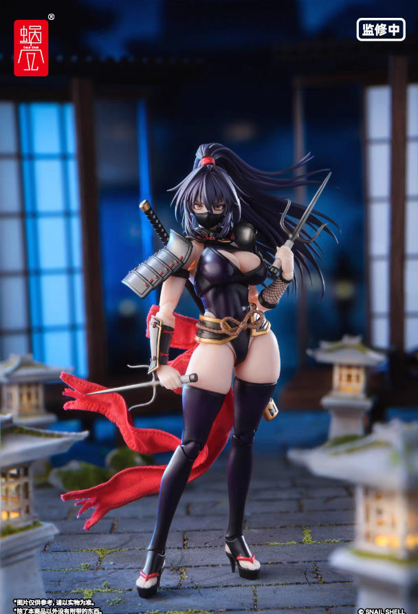 【Pre-Order】Snail's Shell: Snail's Otherworldly Adventure RPGEX-10 Female Ninja Rift 1/12 Scale Articulated Figure, Accessory Pack