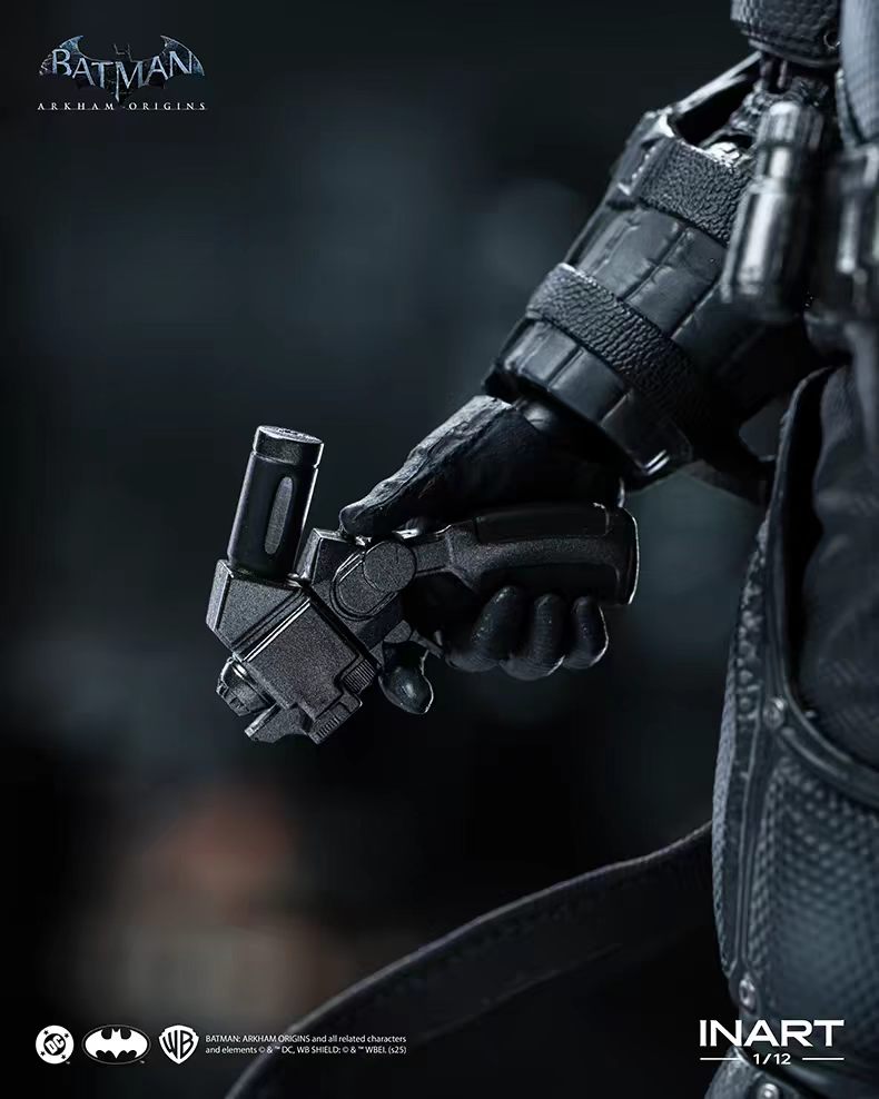 [In Stock] INART Batman: Arkham Origins Batman 1/12 Scale Action Figure&nbsp;