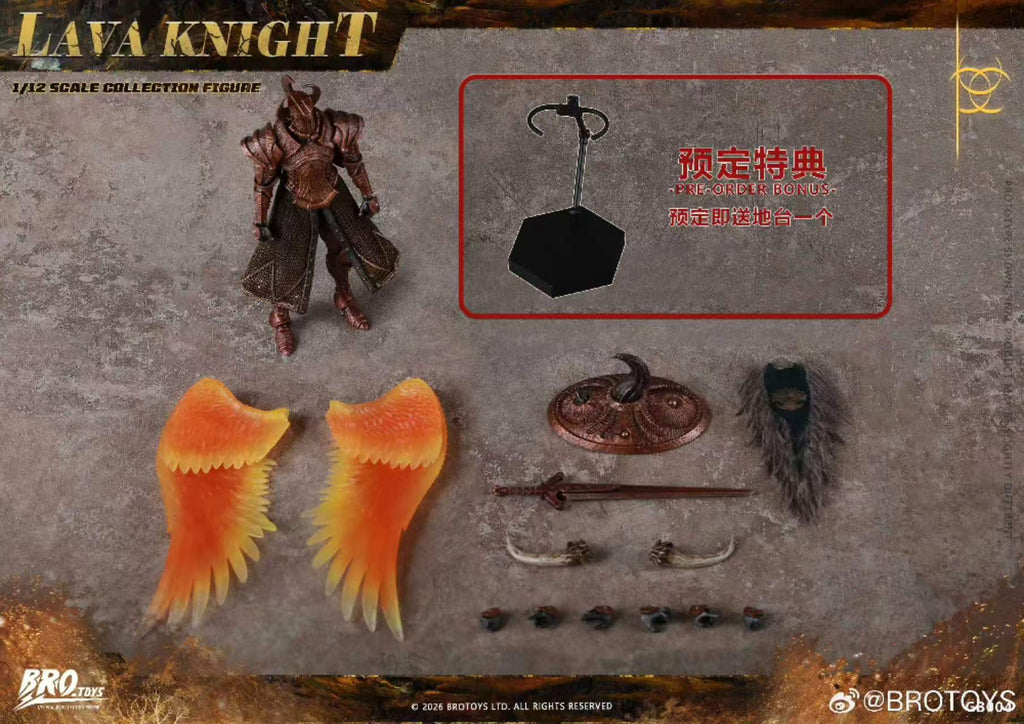 【Pre Order】 BROTOYS Lava Knight 1/12 Mobile Doll